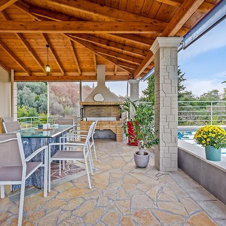 Villa Olivia Corfu - Amazing Sea-View 3 Bedroom Villa With A Pool Gazátika Exterior foto